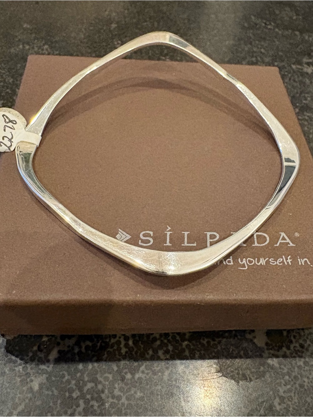 Silpada Hip to Be Square Wavy Bracelet